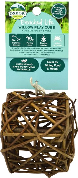 Oxbow Enriched Life Willow Play Cube Small Animal Toy