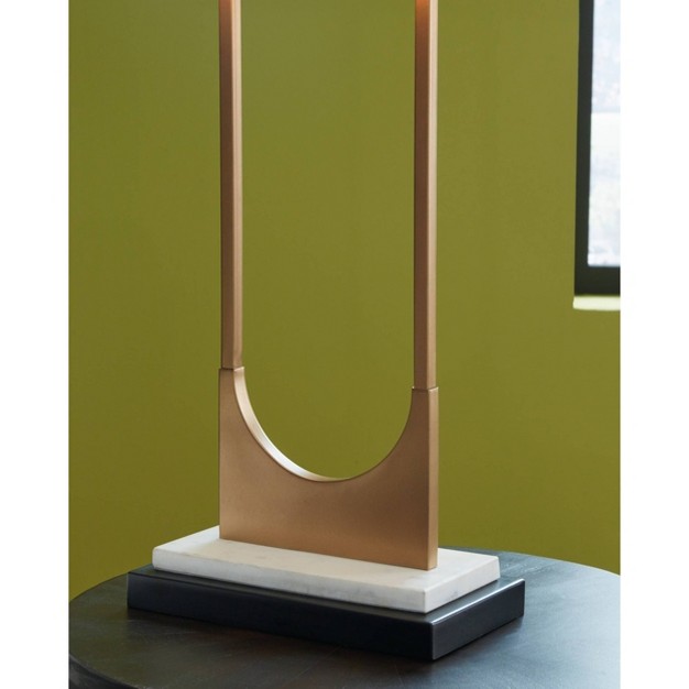 Malana Table Lamp Brass Signature Design By Ashley