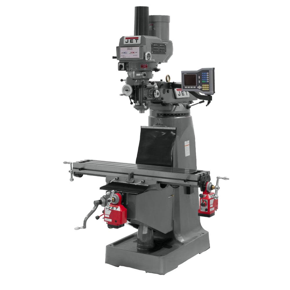 JET JTM-4VS Mill with x and Y-Axis Powerfeeds with Power Drawbar 690009 from JET