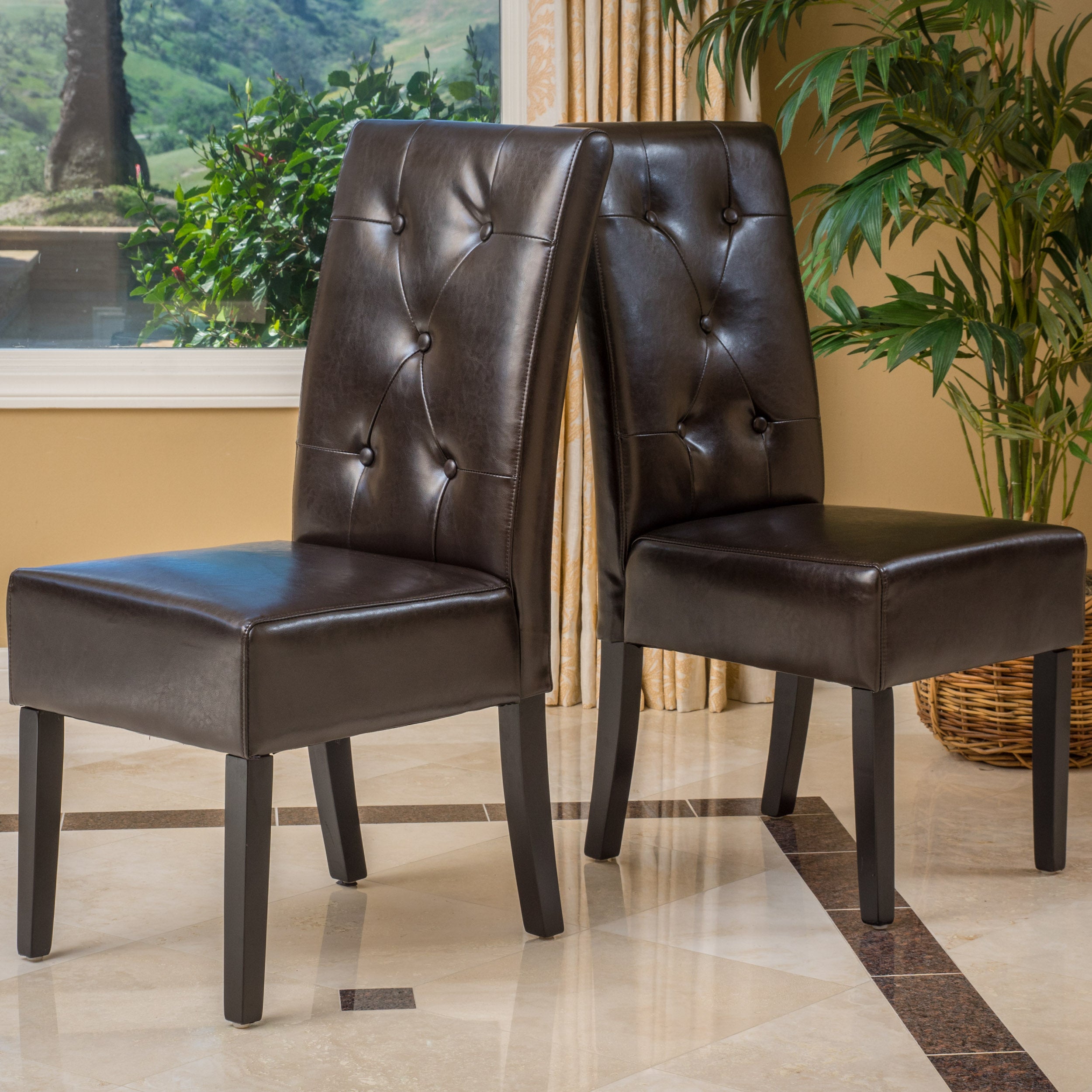 Alexander Bonded Leather Dining Chair