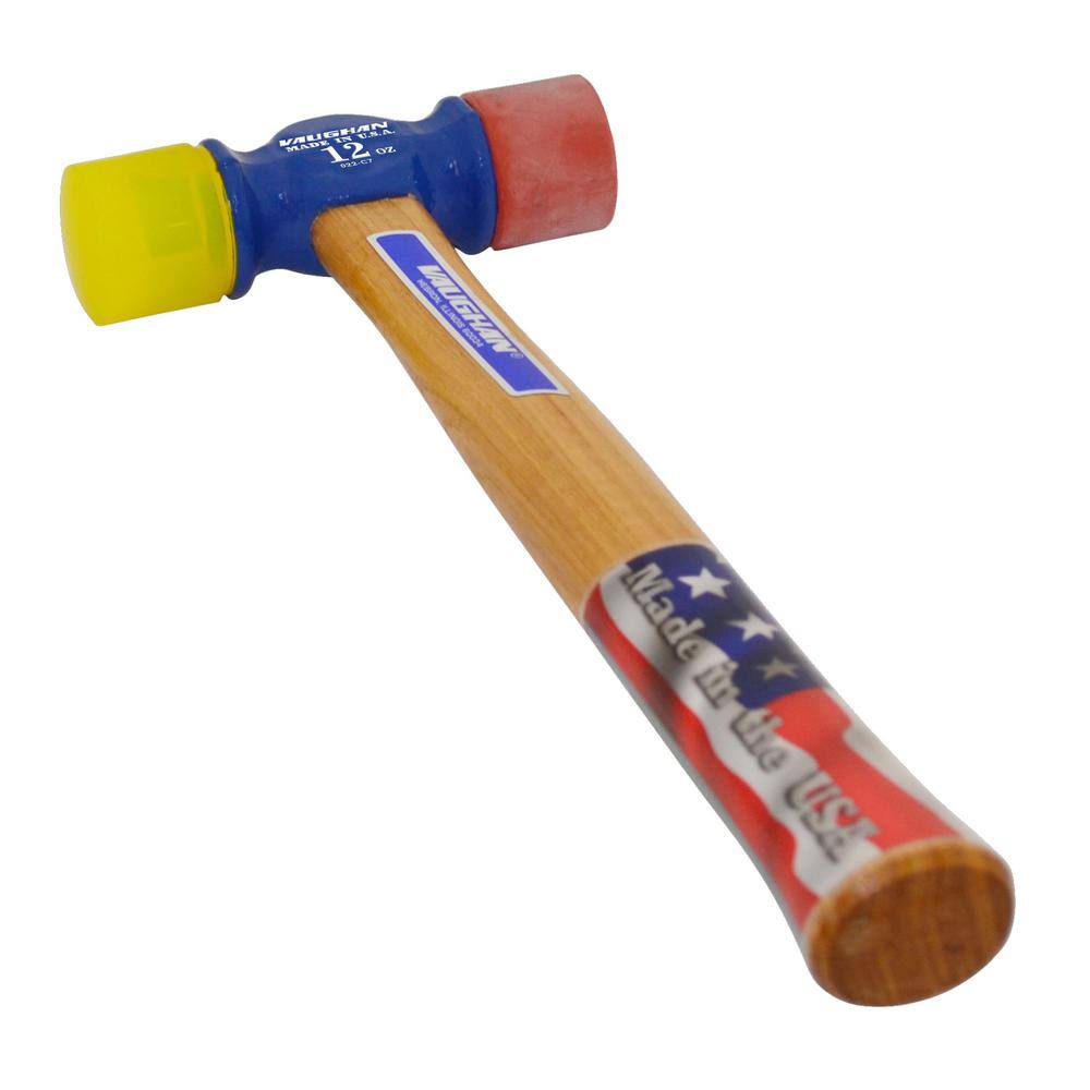 Vaughan 12 oz. Soft Face Mallet with 12 in. Hardwood Handle SF12