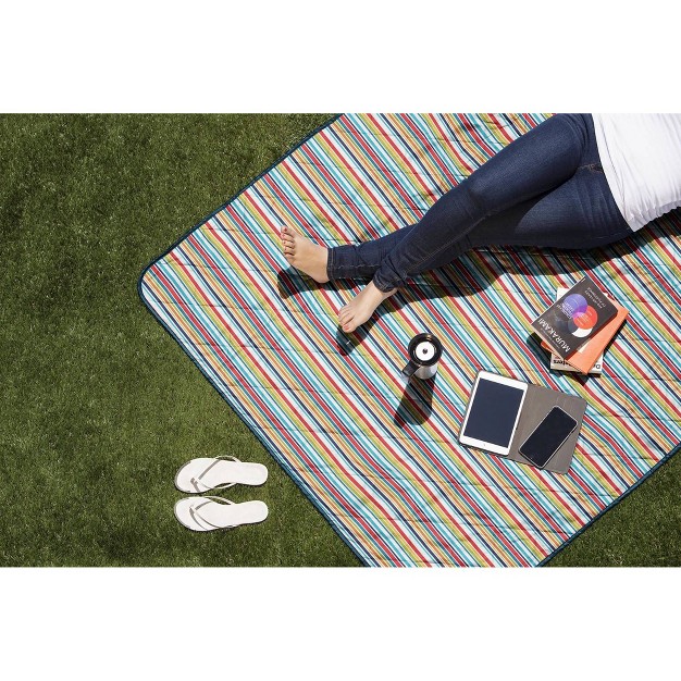 Picnic Time Vista Outdoor Picnic Blanket Aqua