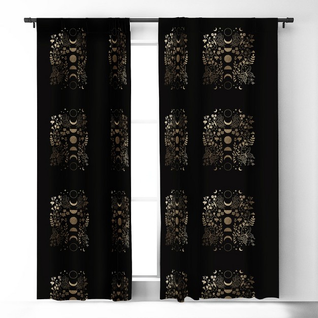 1pc Blackout Window Curtain Panel Deny Designs