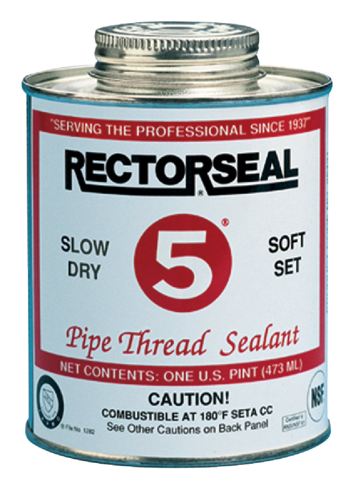 Rectorseal No. 5 Pipe Thread Sealant 4 Fl. Oz. Yellow