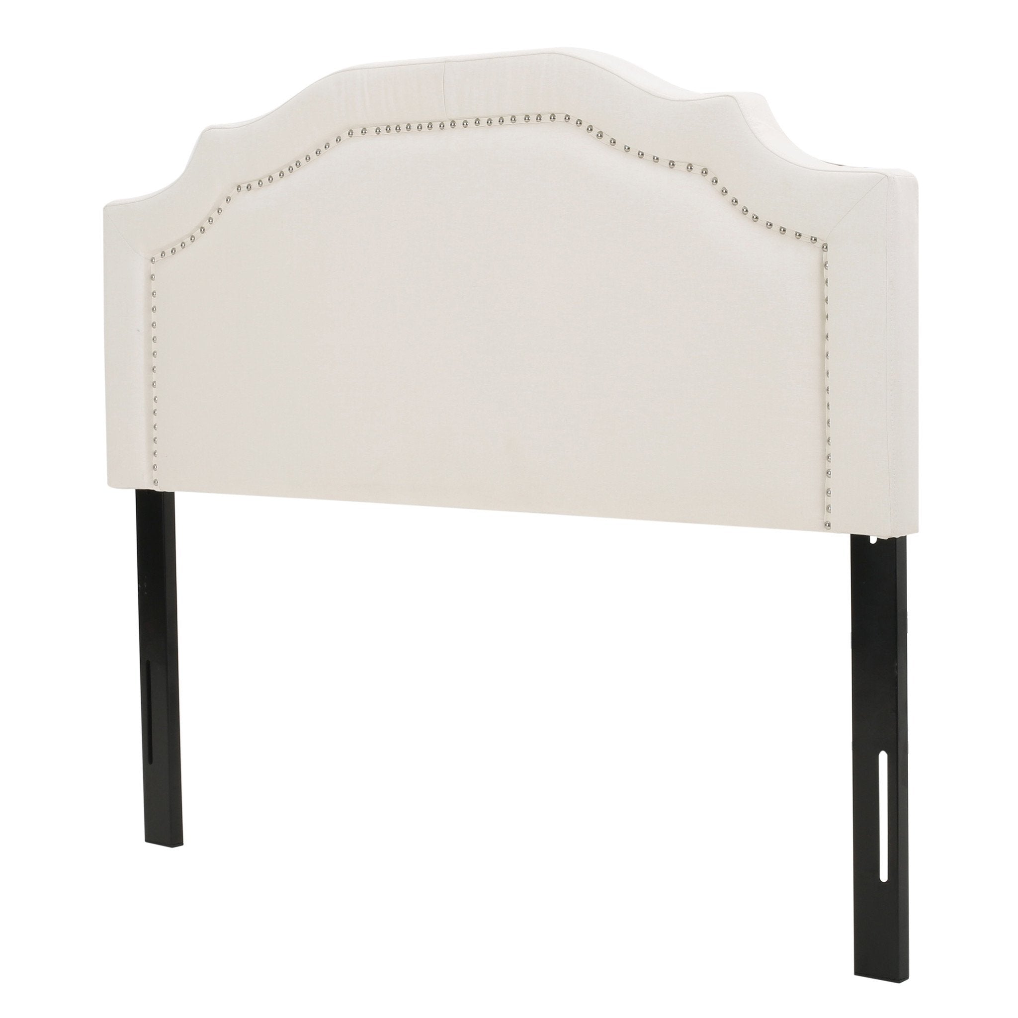 Kiera Ivory Fabric Queen/ Full Headboard