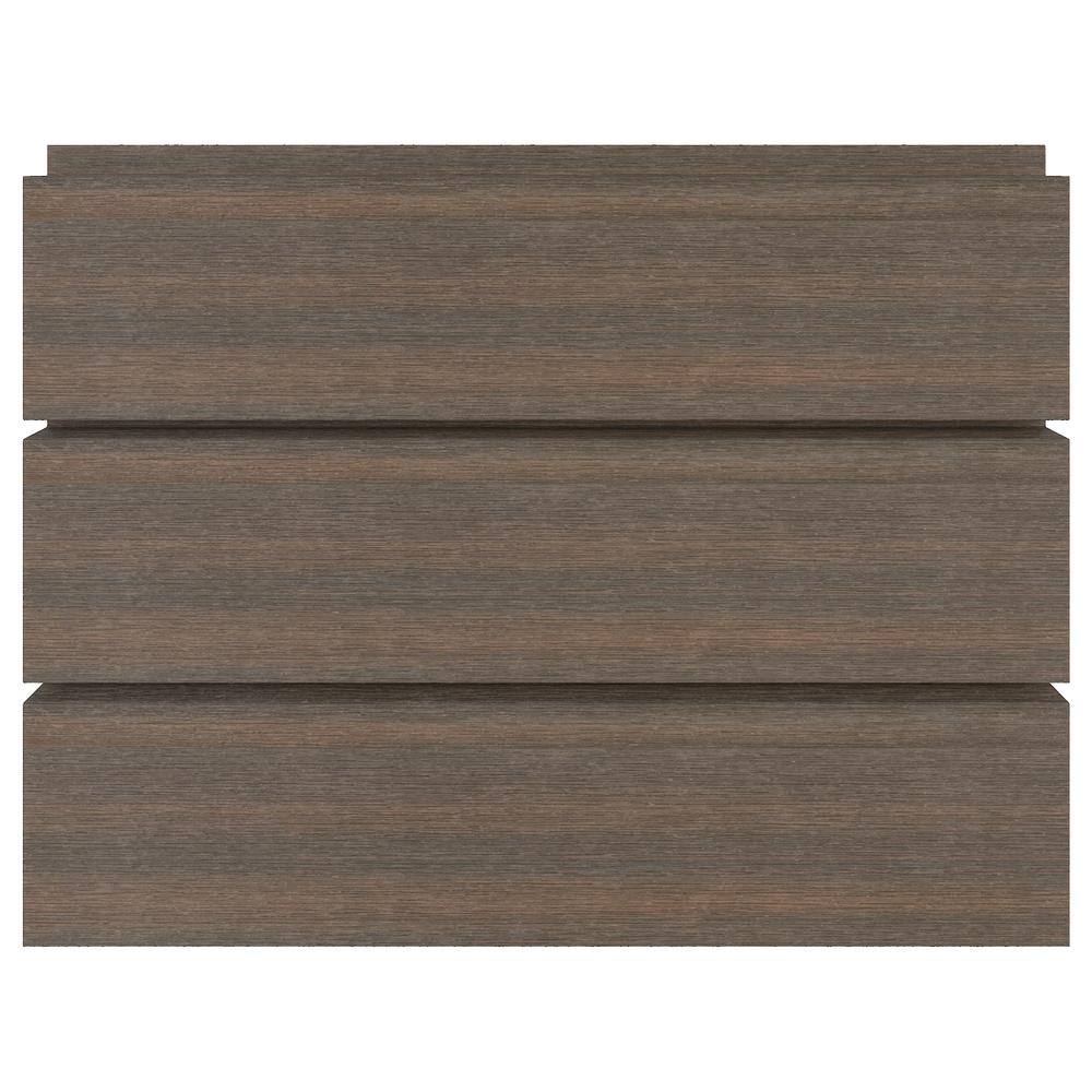 NewTechWood Shadowline All Weather System 6.7 in. x 96 in. Composite Siding in Brazilian Ipe UH68-8-IP