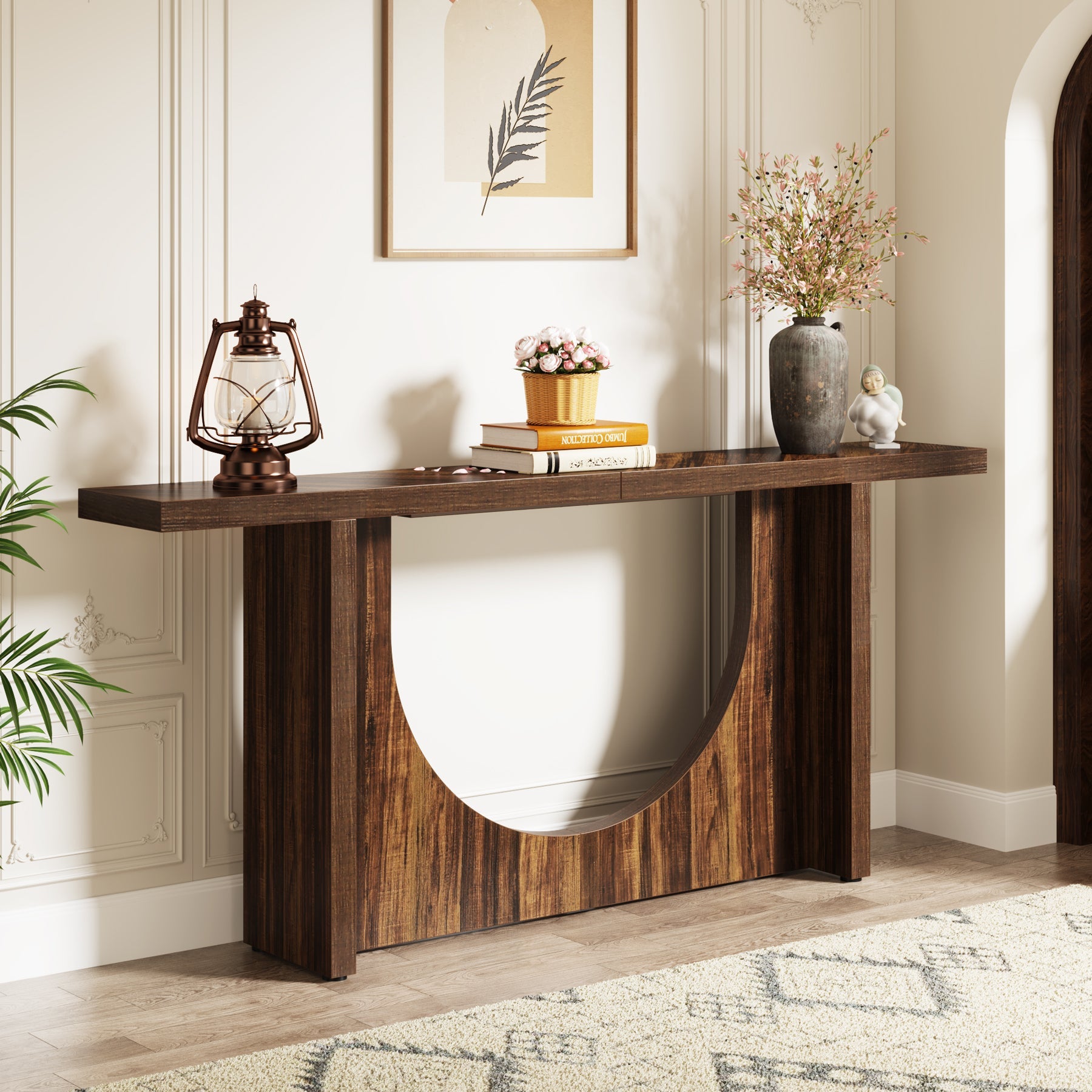 Farmhouse Console Table, 70.9