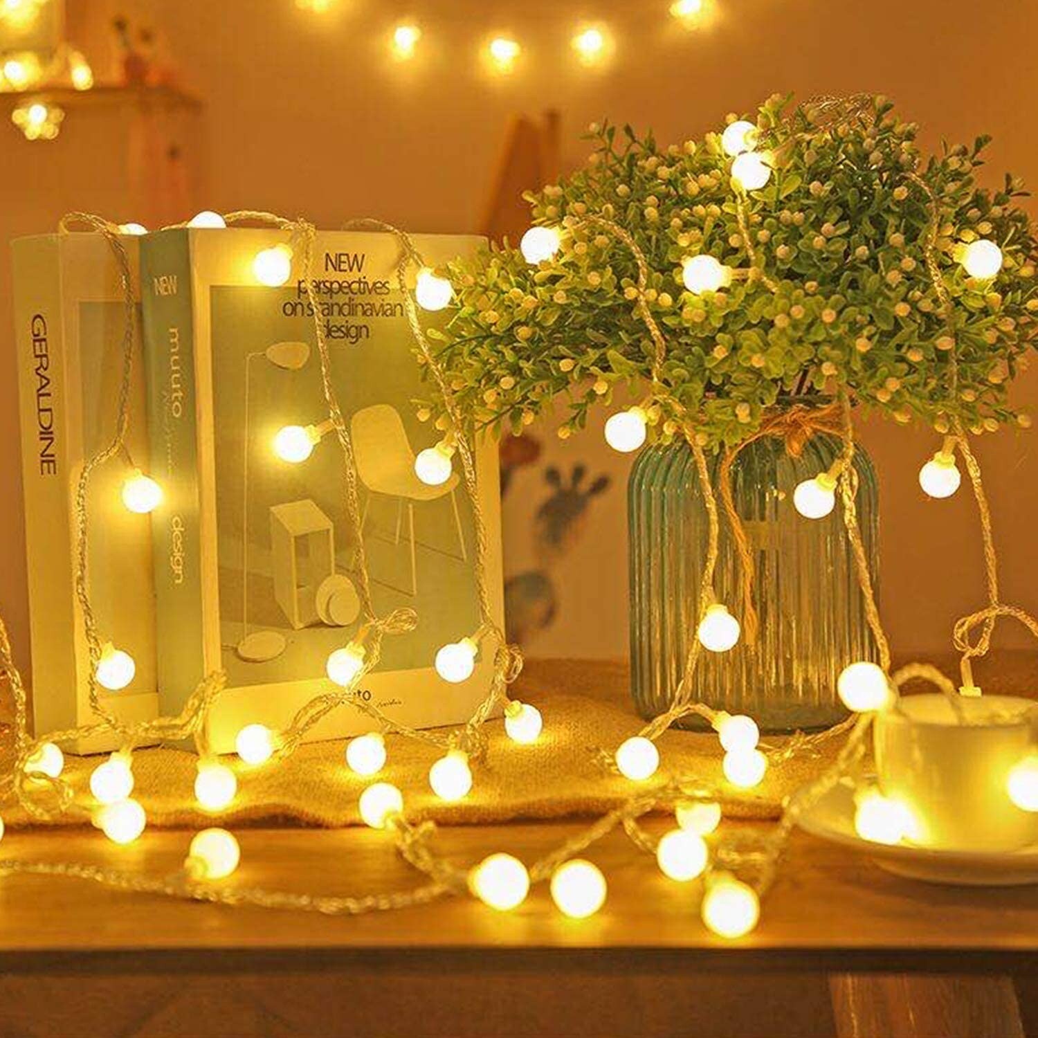 49 Ft 100 LED Waterproof Decoration Light Strings - Yellow Shopping - The Best Deals on String Lights | 39295530