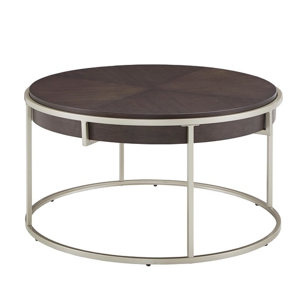 Cooke Round Table with Metal Base from iNSPIRE Q Modern