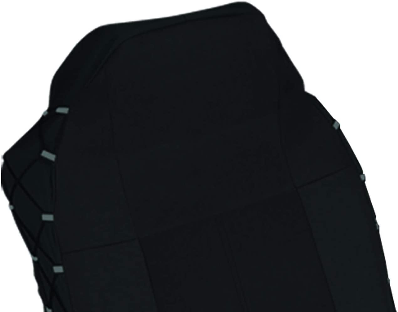 StingRay Heavy Duty Car Seat Cover - Universal Fit， Water Resistant Poly Canvas， Black Front Seat Covers