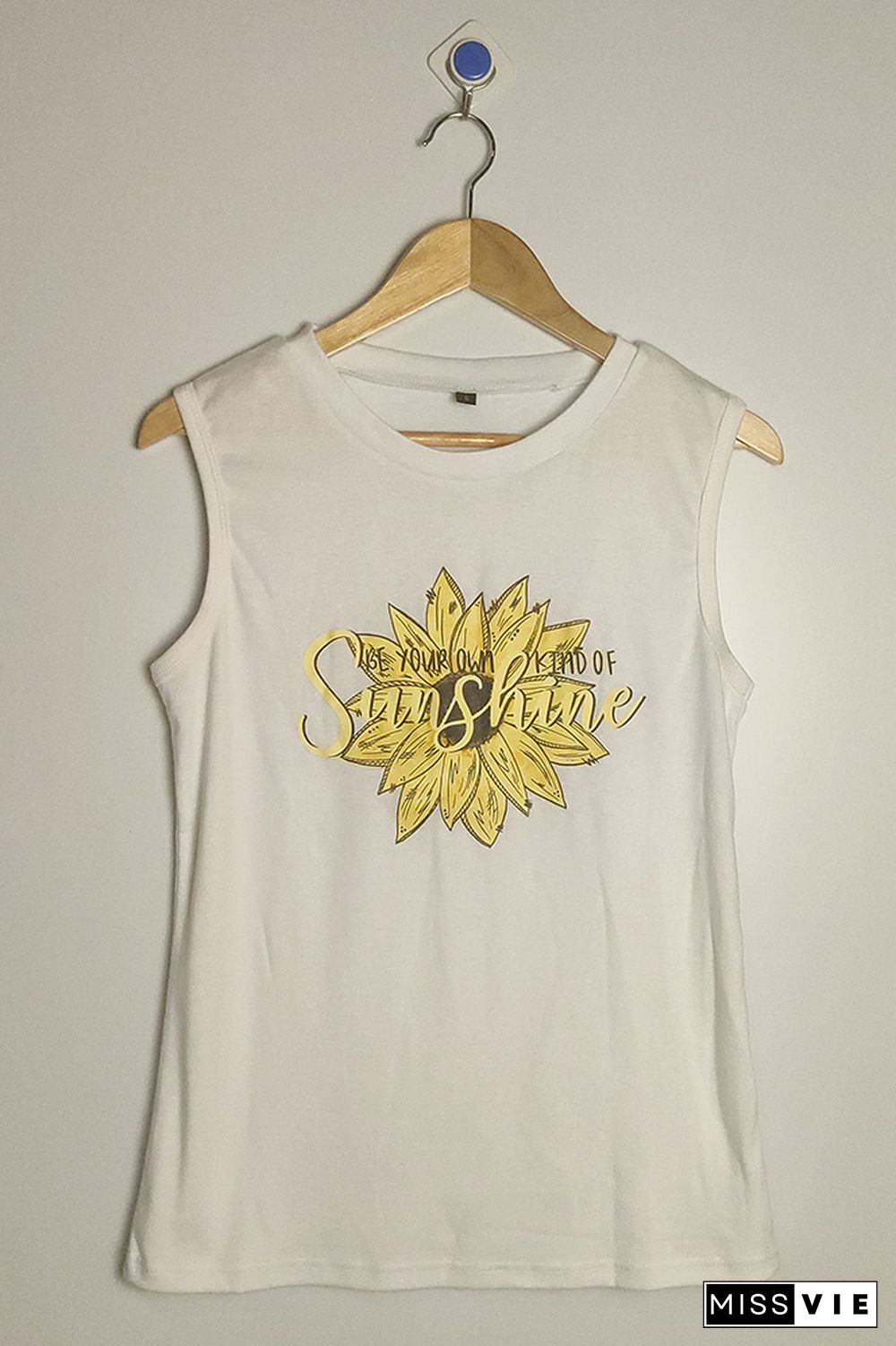 Sunflower Graphy Tank Tops