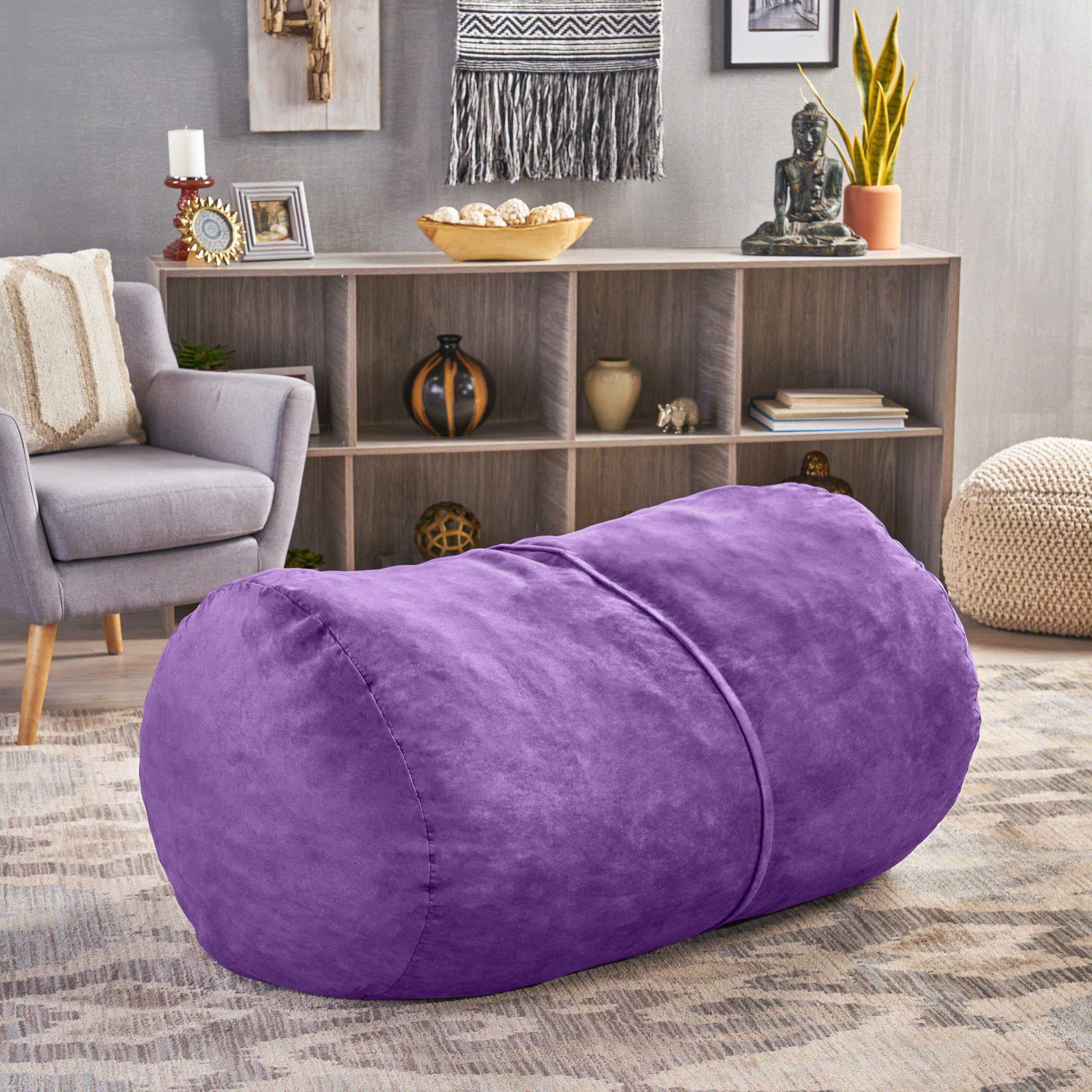 Tryson Traditional 4 Foot Suede Bean Bag (Cover Only)