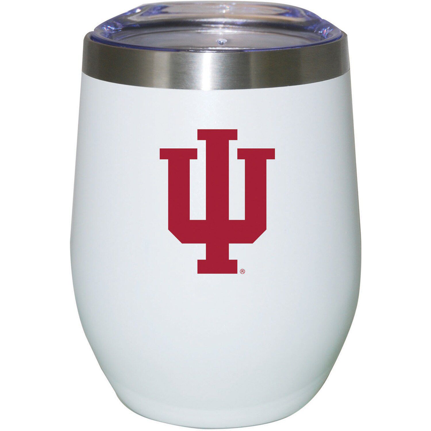 Indiana Hoosiers 12oz. Logo Stemless Tumbler