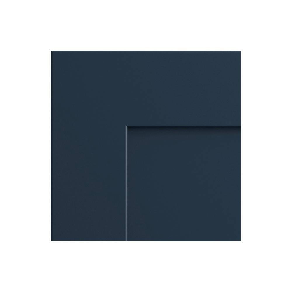 Home Decorators Collection Newport 7.5 in. W x 0.75 in. D x 7.5 in. H in Blue Cabinet Door Sample SD0707-HD-NMB