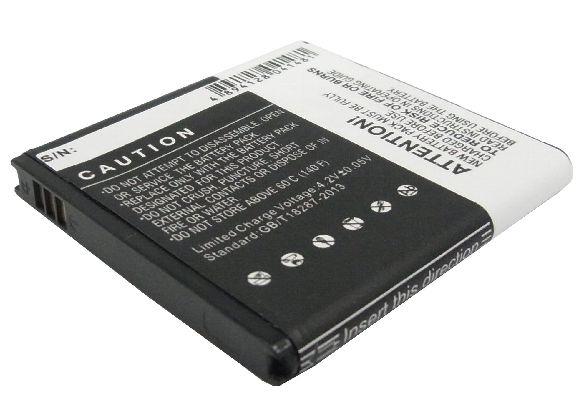 AtampT Captivate Epic 4G Galaxy S SGHi897 1550mAh Replacement Battery BatteryClerkcom Mobile Phone