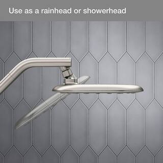 KOHLER Windet Showering Rail Combo in Vibrant Brushed Nickel K-R27971-G-BN