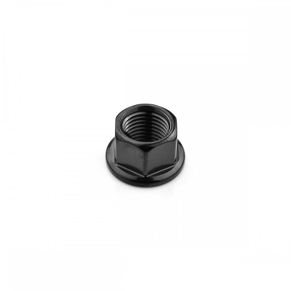 Racebolt Titanium Flanged Nut M12 X 1.25mm Black