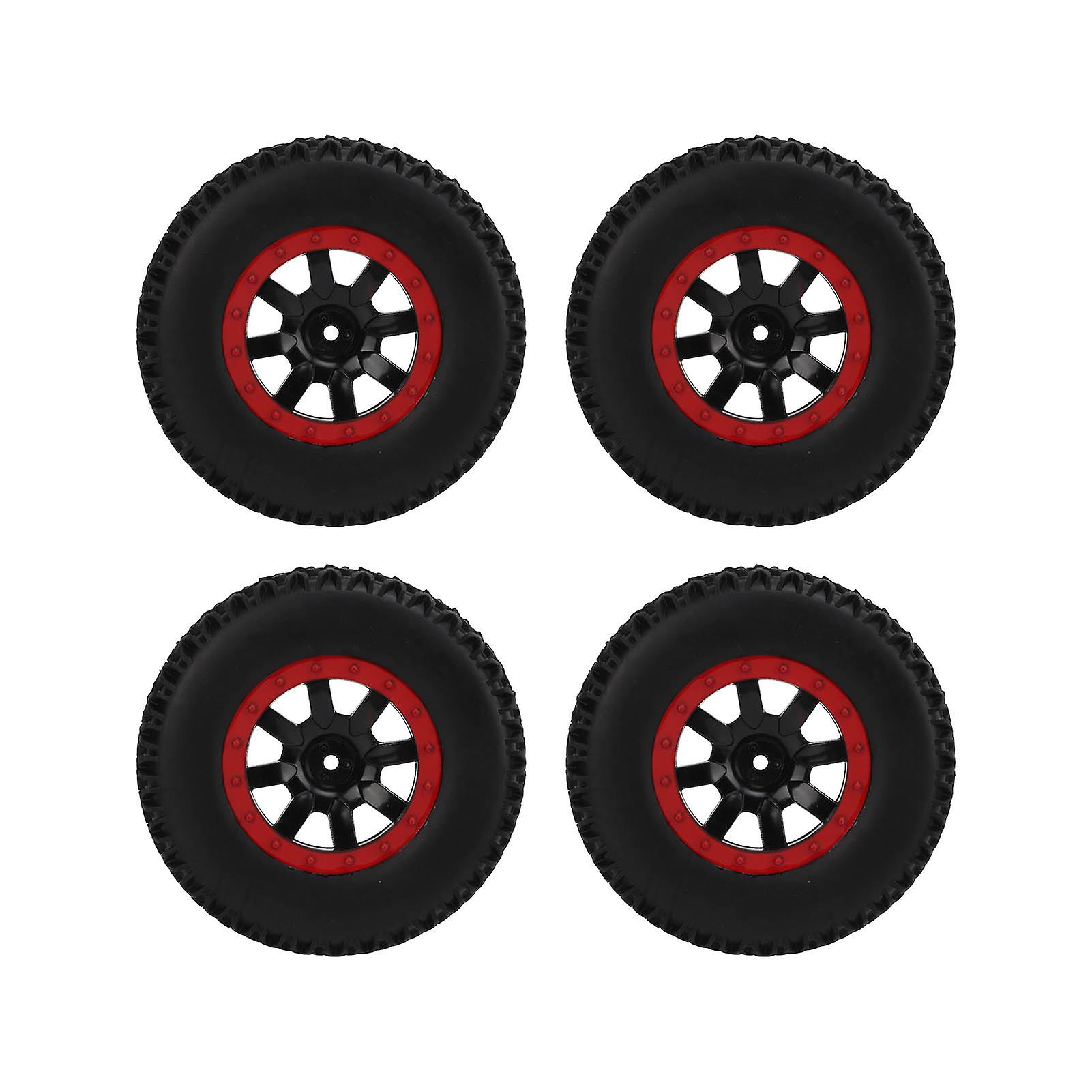 4pcs Short Course Truck Tires 12mm Hex Rc Short Course Truck Rubber Wheel For Traxxas Slash For Hpired