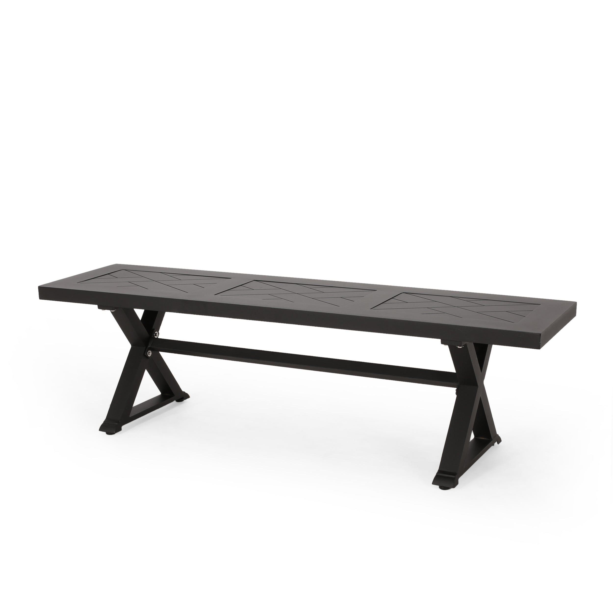 Harney Outdoor Aluminum Bench