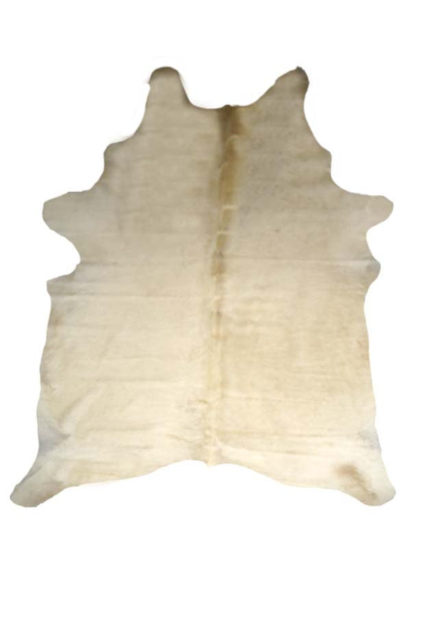 White Cowhide Rug design by BD Hides