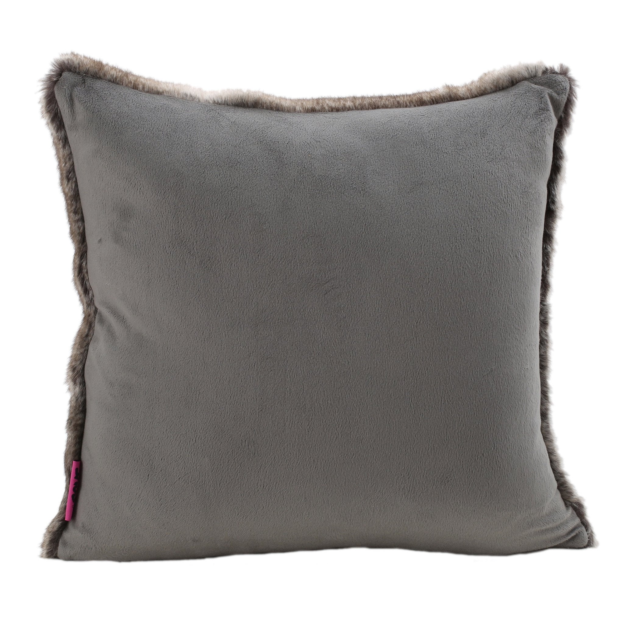 Ellison Modern Glam Faux Fur Throw Pillow