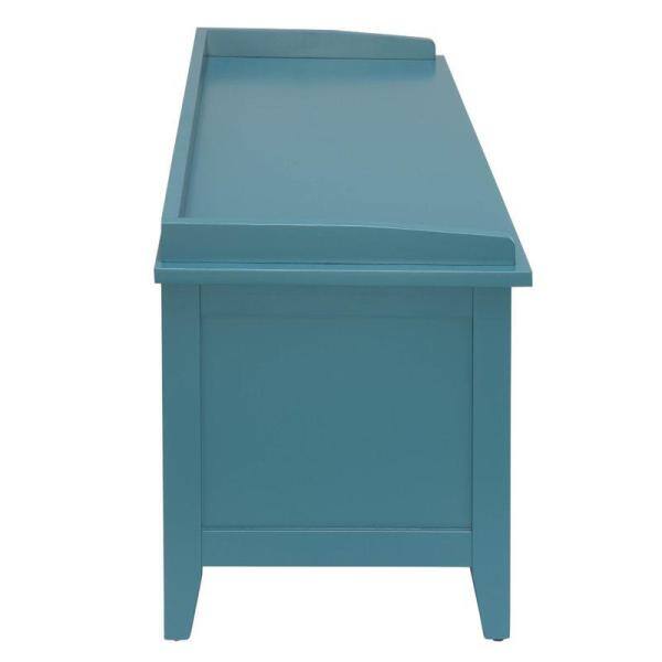 Tileon 43 in. W x 16 in. D x 19 in. H in Teal MDF Ready to Assemble Floor Base Kitchen Cabinet with Drawers AYBSZHD640