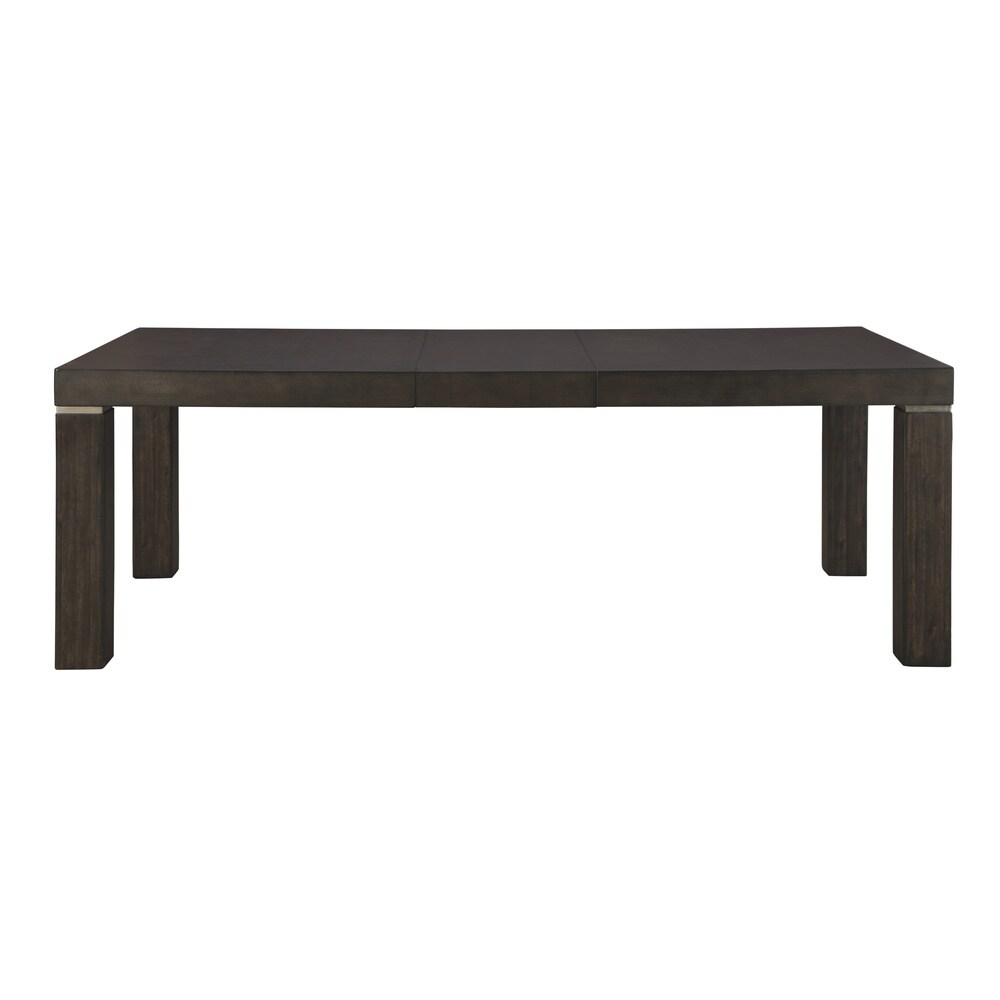 Hyndell Rectangular Dining Room Extention Table   Brown   42\