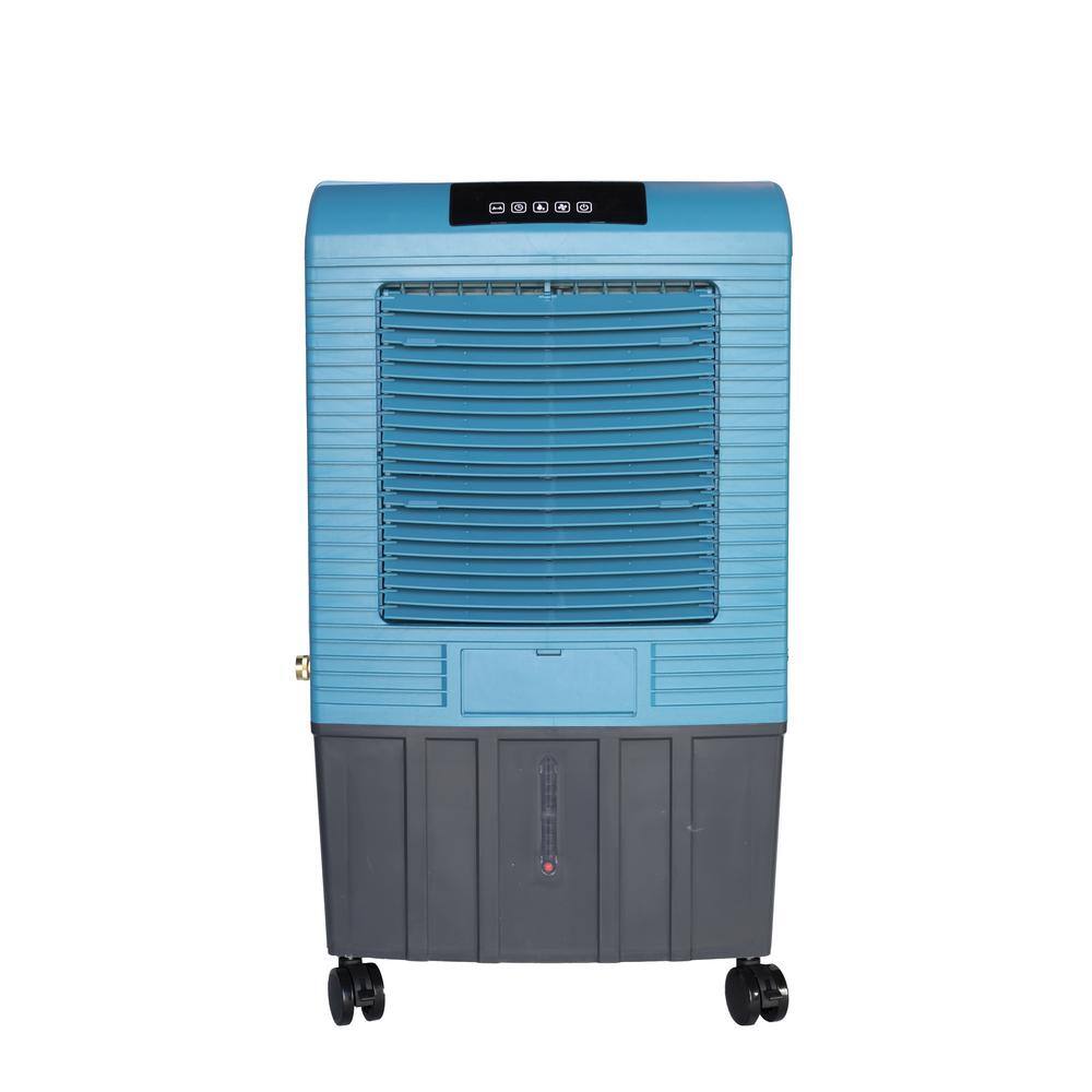 Hessaire 2100 CFM 3-Speed Portable Evaporative Cooler (Swamp Cooler) for 700 sq. ft. in Ice Blue MC26T