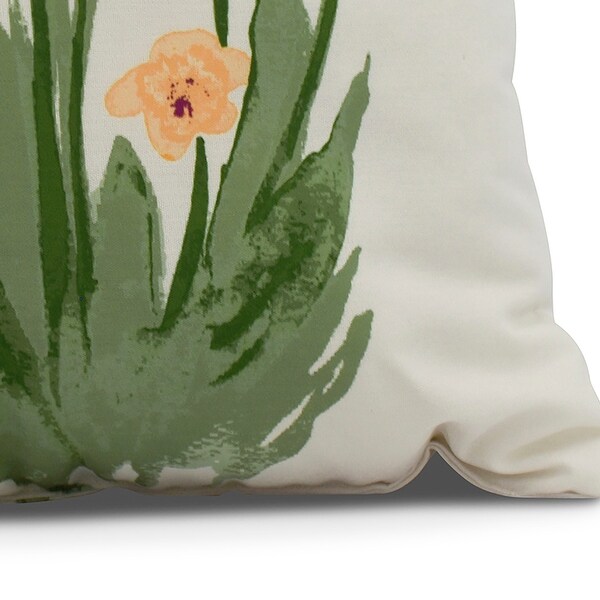 16 x 16 inch Pretty Little Flower Outdoor Pillow