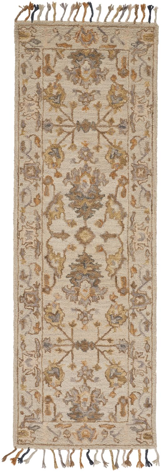 Mansfield Ivory and Gold Rug by BD Fine