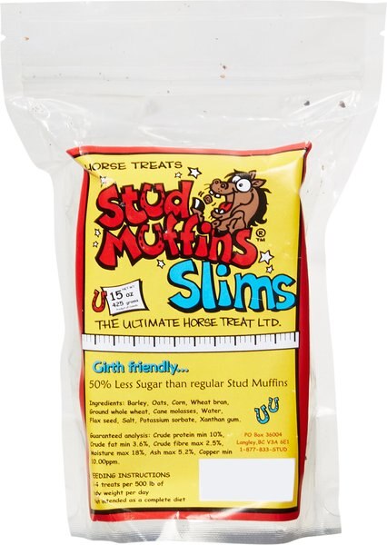 Stud Muffins Slims 50% Less Sugar Molasses Horse Treats