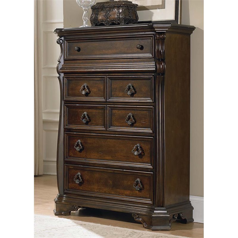 Arbor Place Dark Brown 6 Drawer Chest