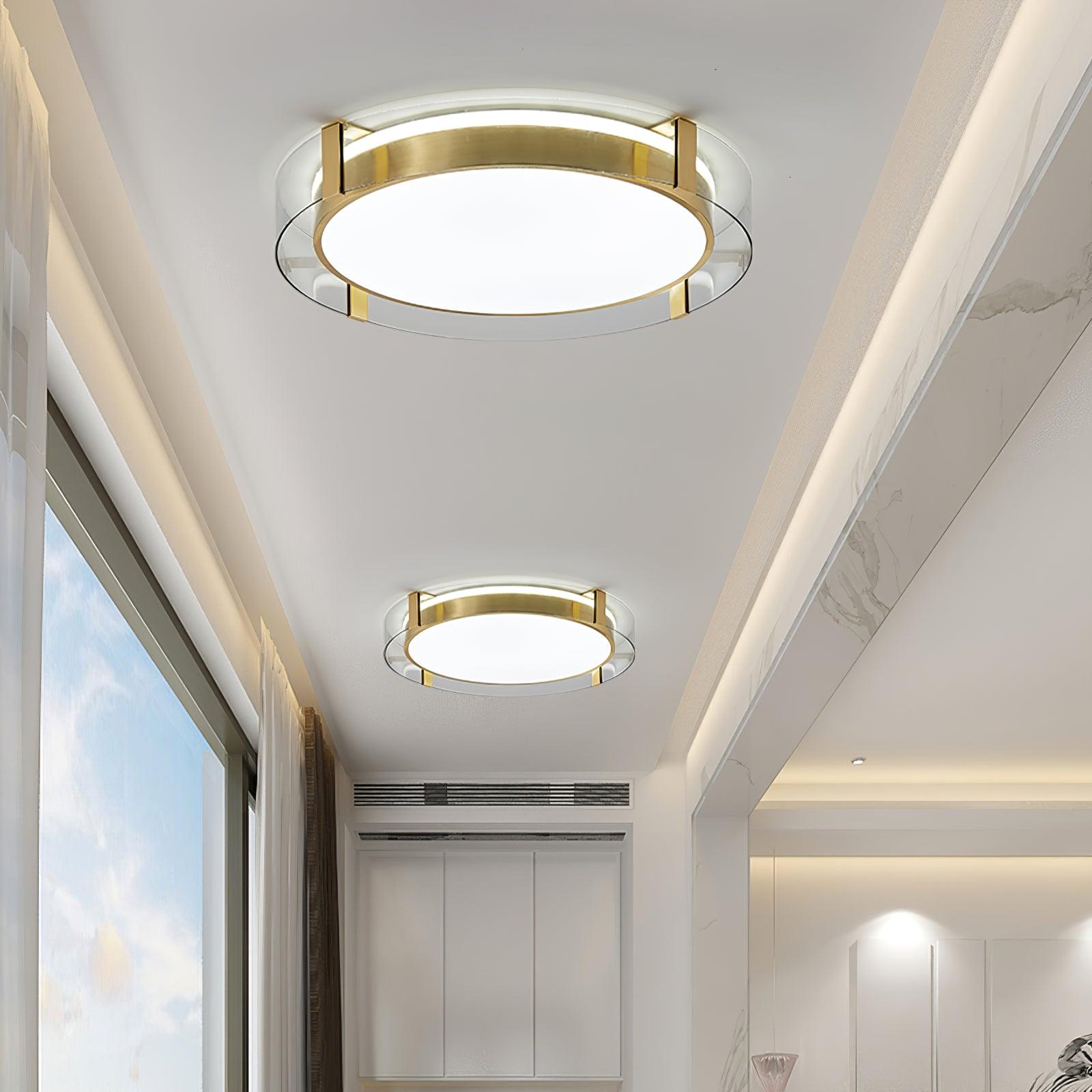 Round Low Profile Ceiling Light