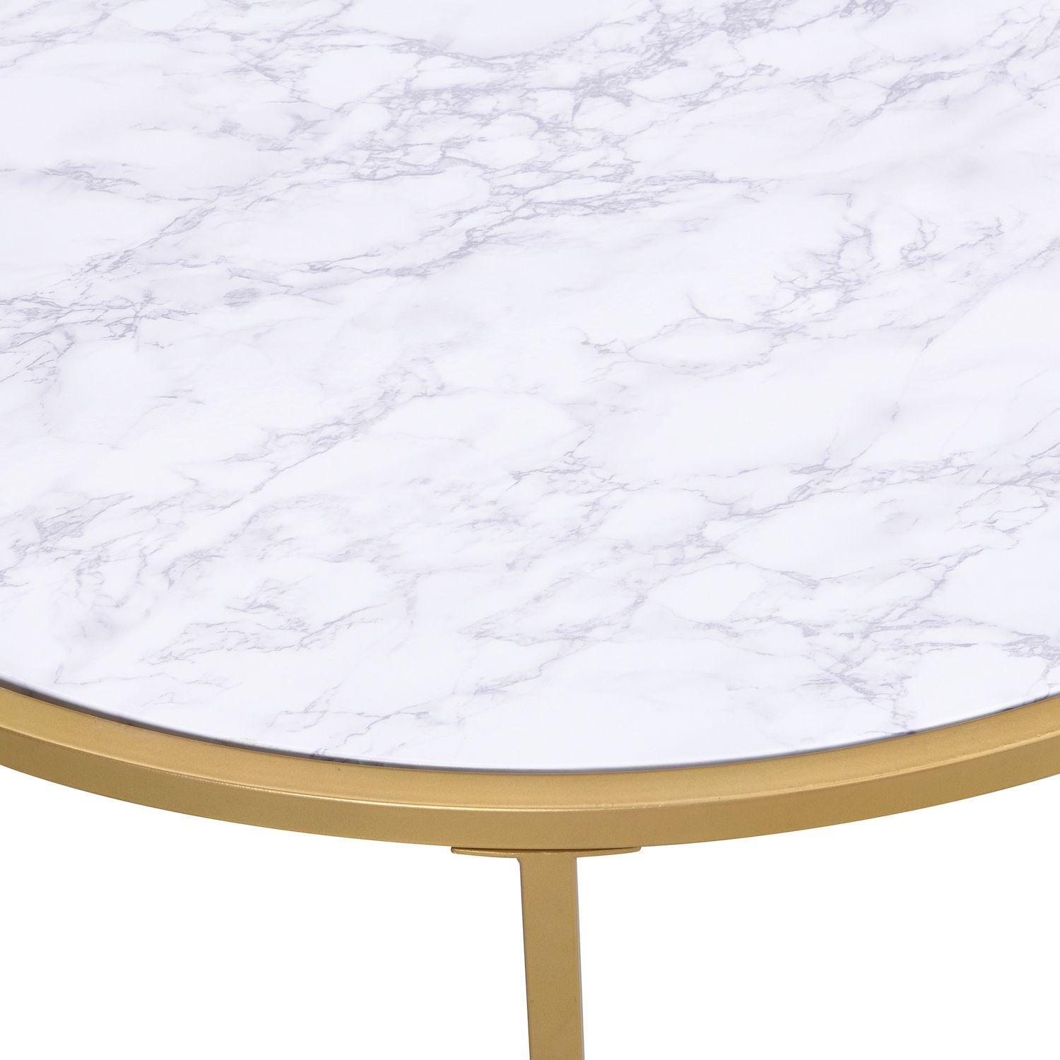 Carolina Chair and Table Verazano Faux-Marble 36 Coffee Table