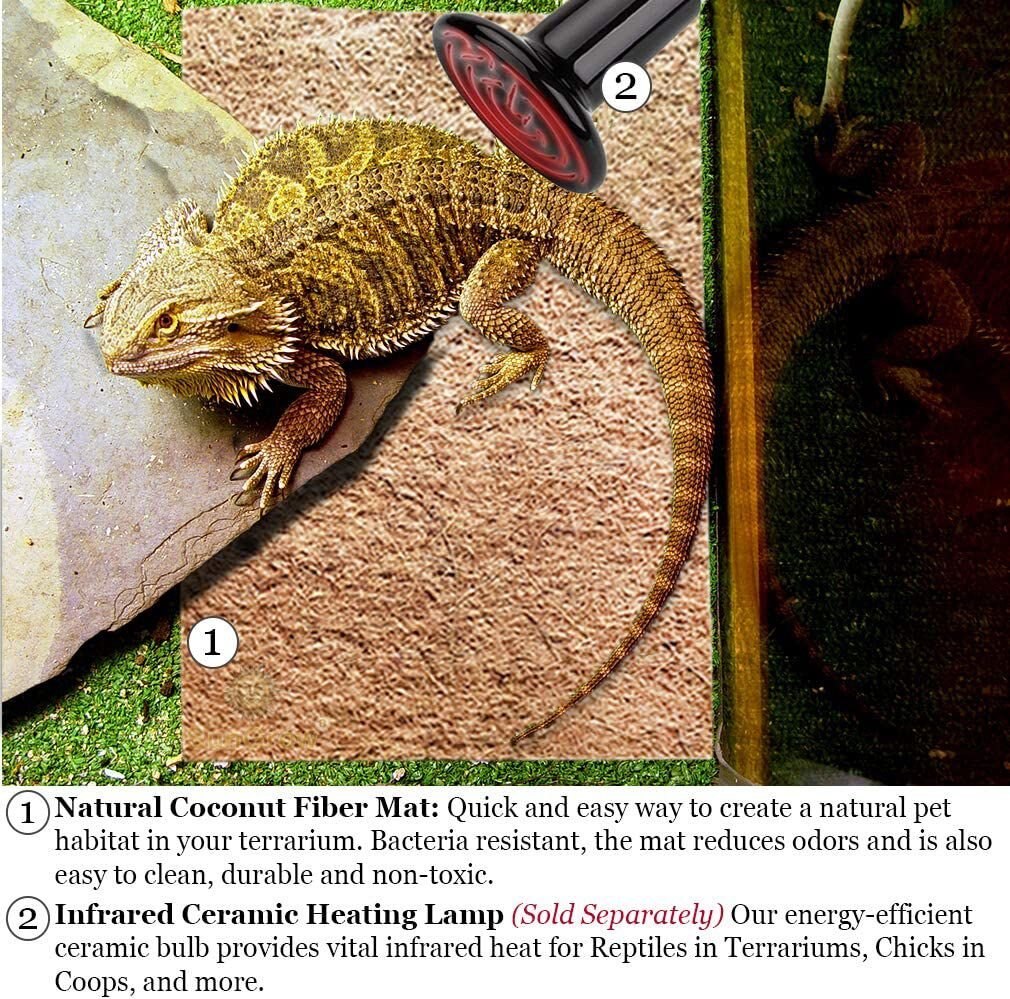 SunGrow Coconut Gecko Mat