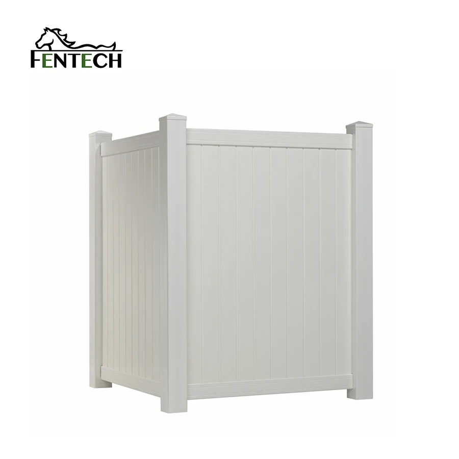 11.3x7/8 panels  2x6 solt railwhite with gary easy installwhite vinyl fence panels pvc vinyl fence modern vinyl fence