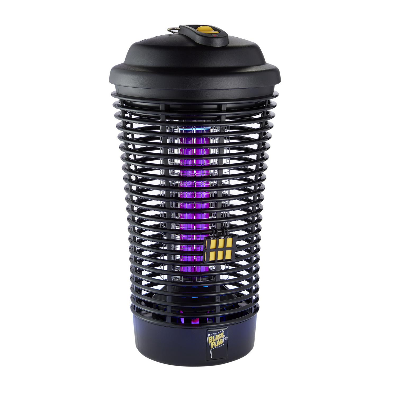 Black Flag 5500 Volt Deluxe 40 Watt Electronic Insect Killer Bug Zapper 15 Acre Coverage Black  Crowdfused