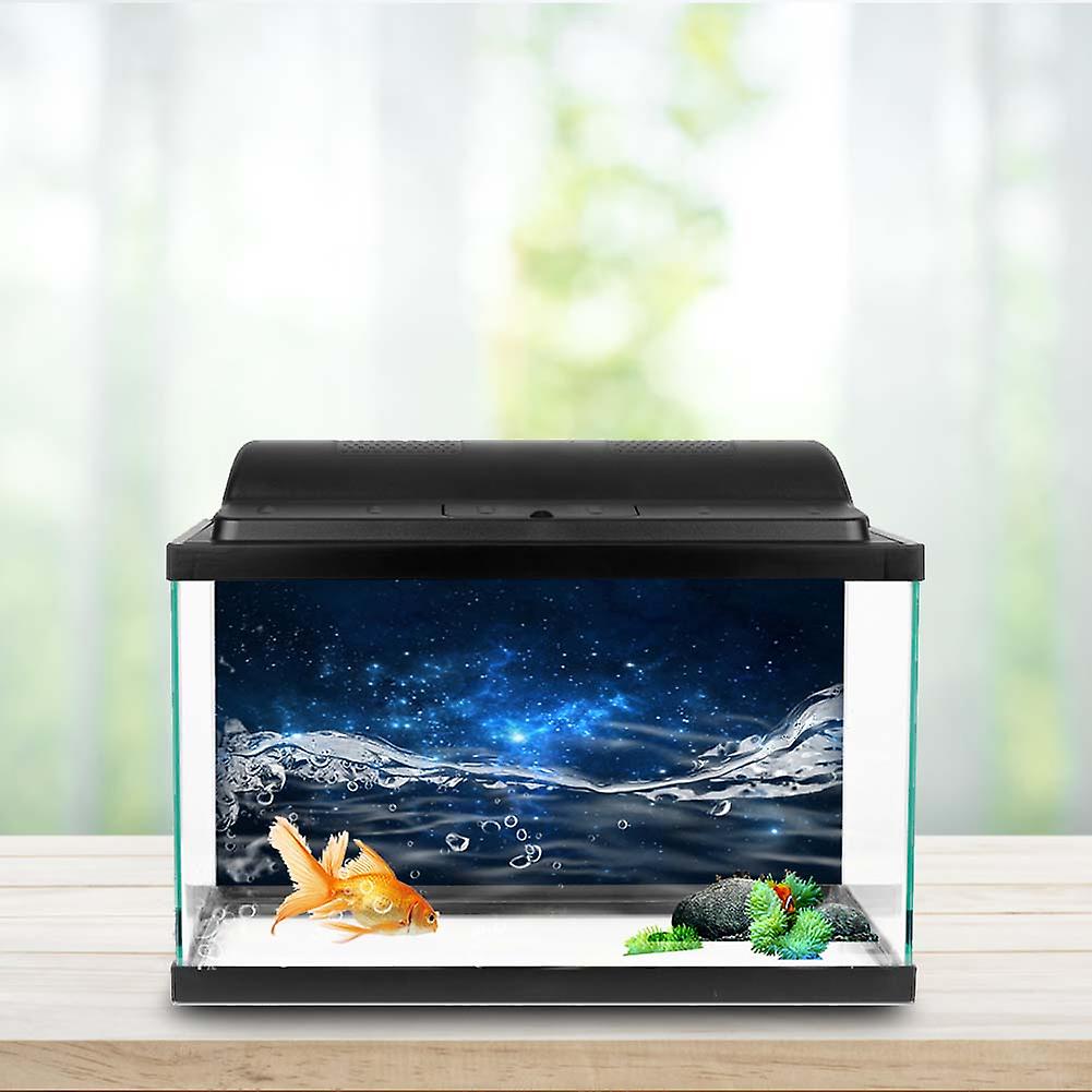 Pvc Adhesive Star Dust Aquarium Fish Tank Background Poster Backdrop Decoration Paper(122*50cm)