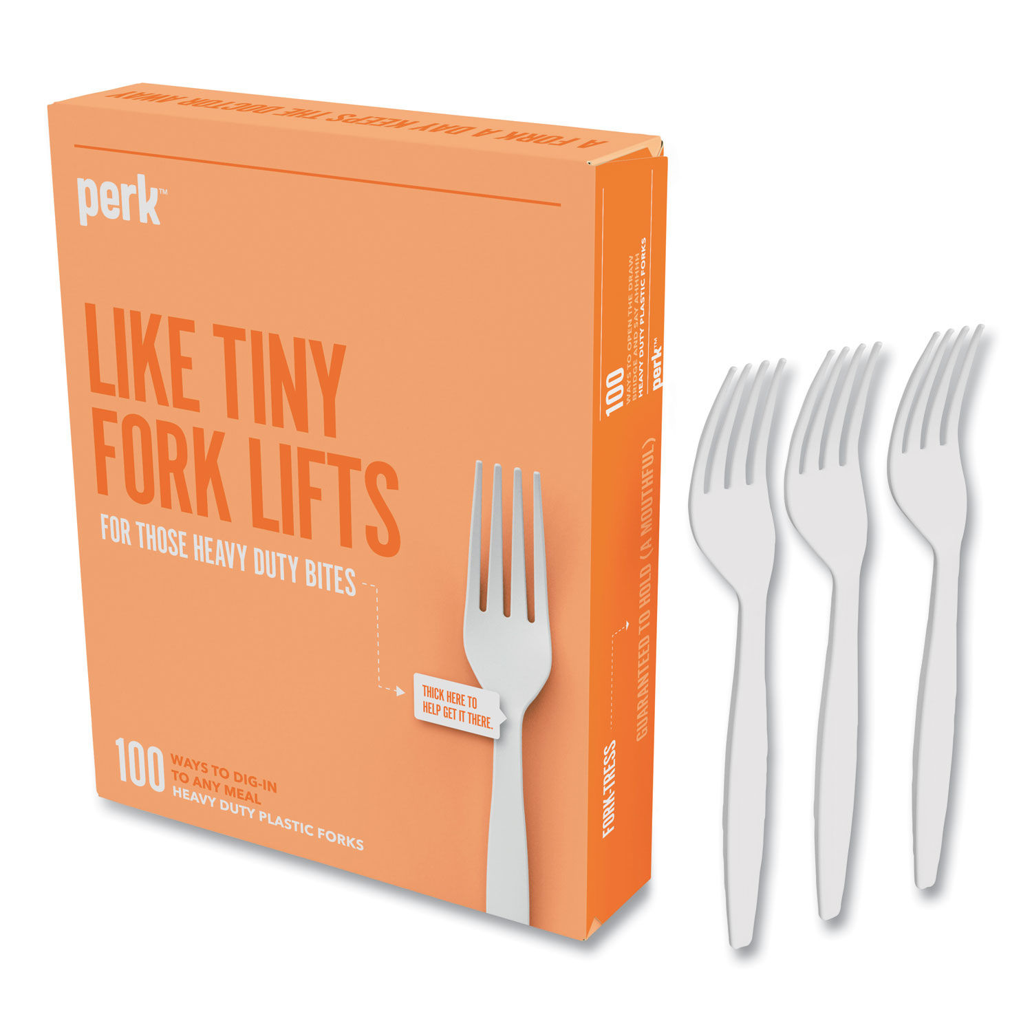 Heavyweight Plastic Cutlery by Perkandtrade; PRK24390999