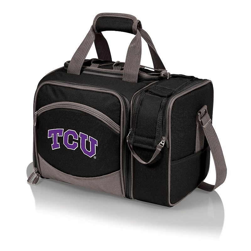 Picnic Time TCU Horned Frogs Malibu Picnic Basket Cooler Set