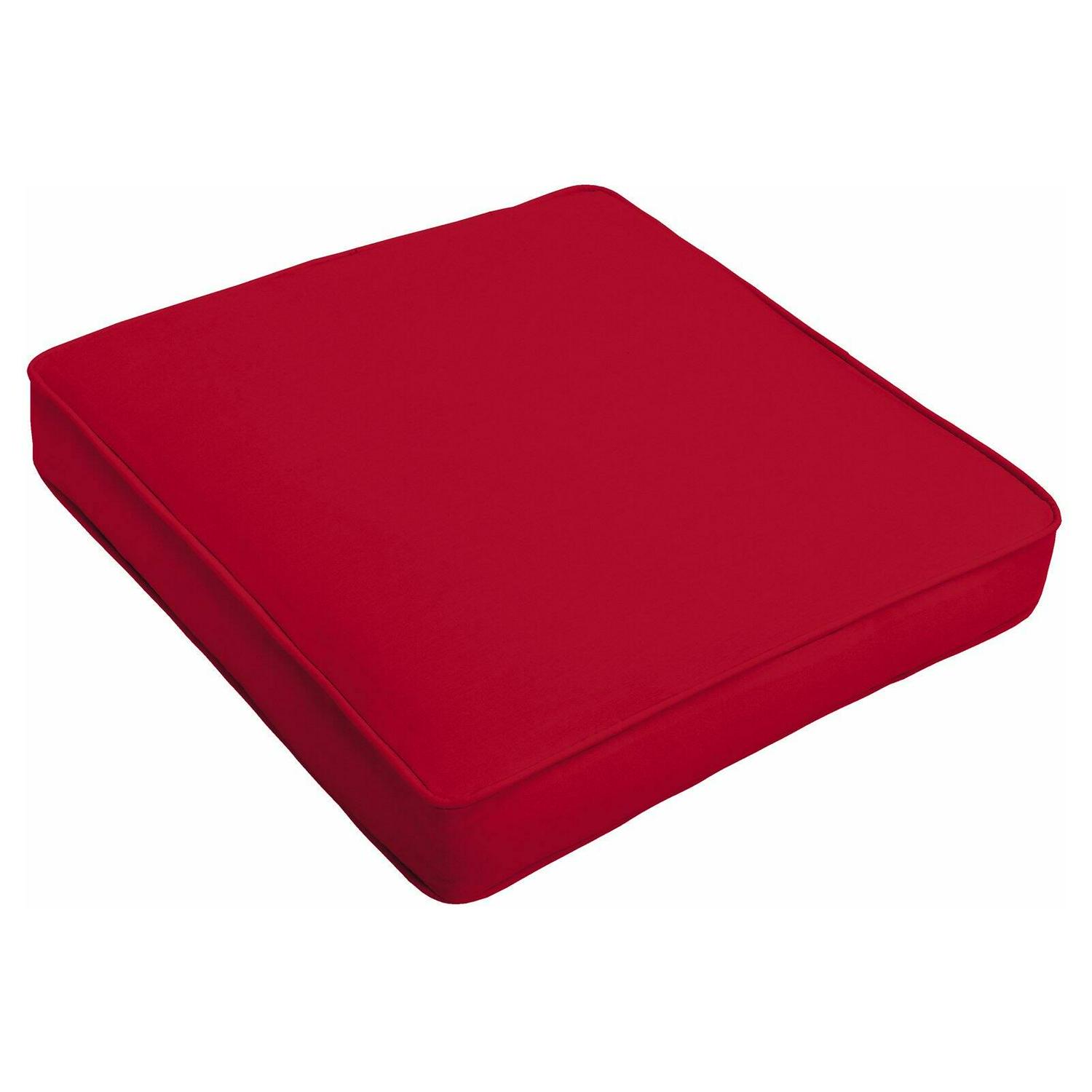 Mozaic Company Outdoor Chair Cushion  Fresco Crimson