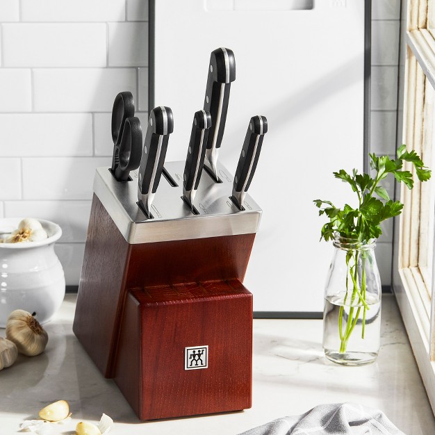 Zwilling Pro 7 pc Self sharpening Knife Block Set