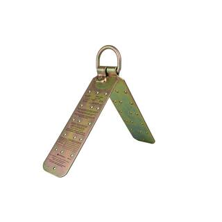 Guardian Fall Protection 4 in. x 1.25 in. x 11 in. Temper Reusable Roof Anchor 00455