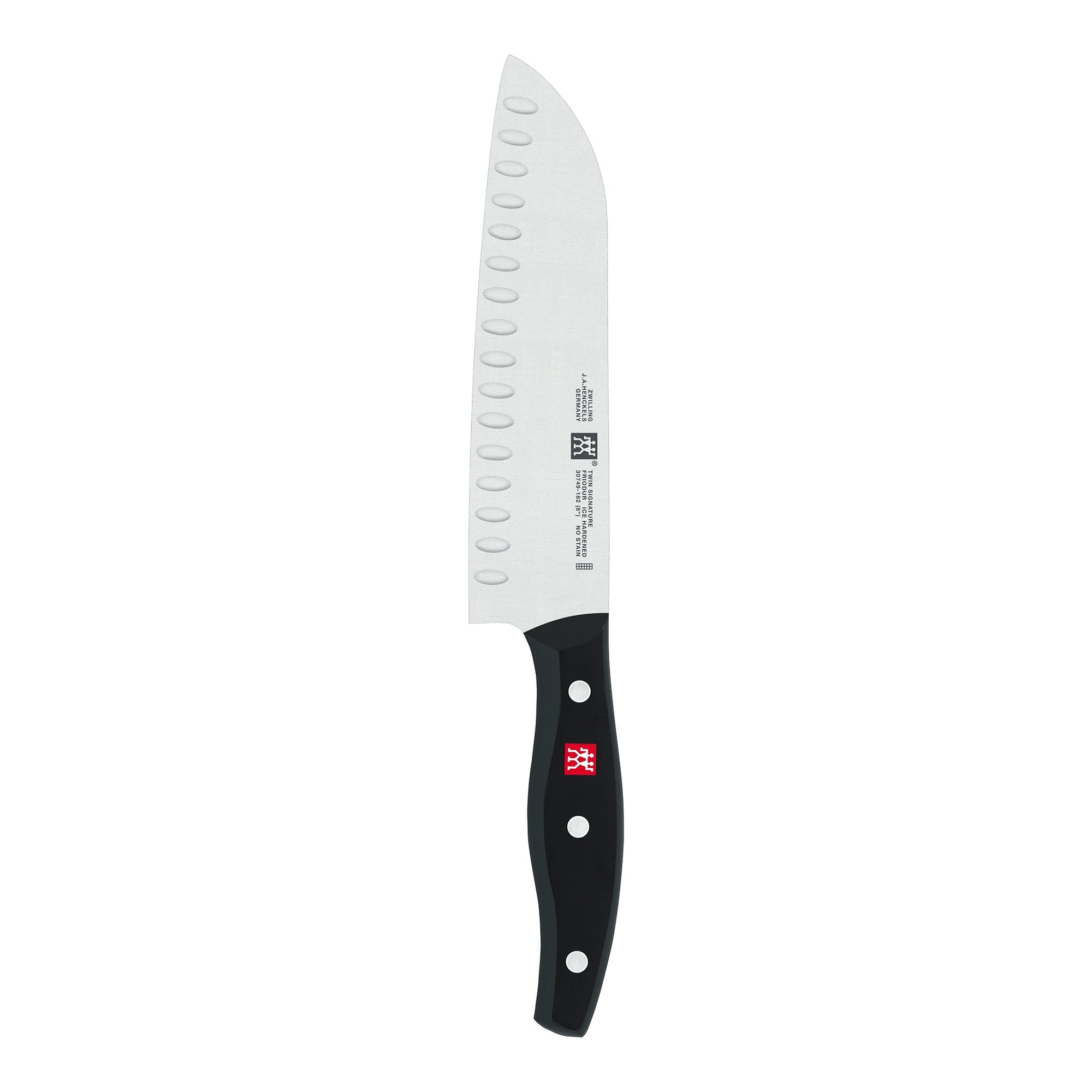 ZWILLING TWIN Signature 7-inch Hollow Edge Santoku Knife