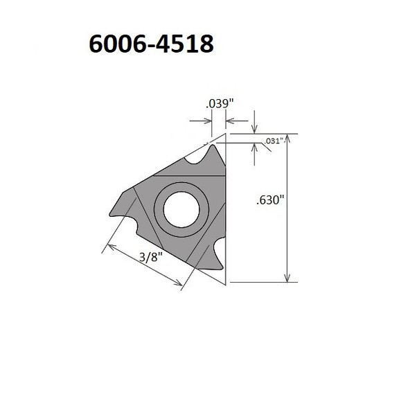 ABS Import Tools 16NR 18UN TiALN COATED INTERNAL T...