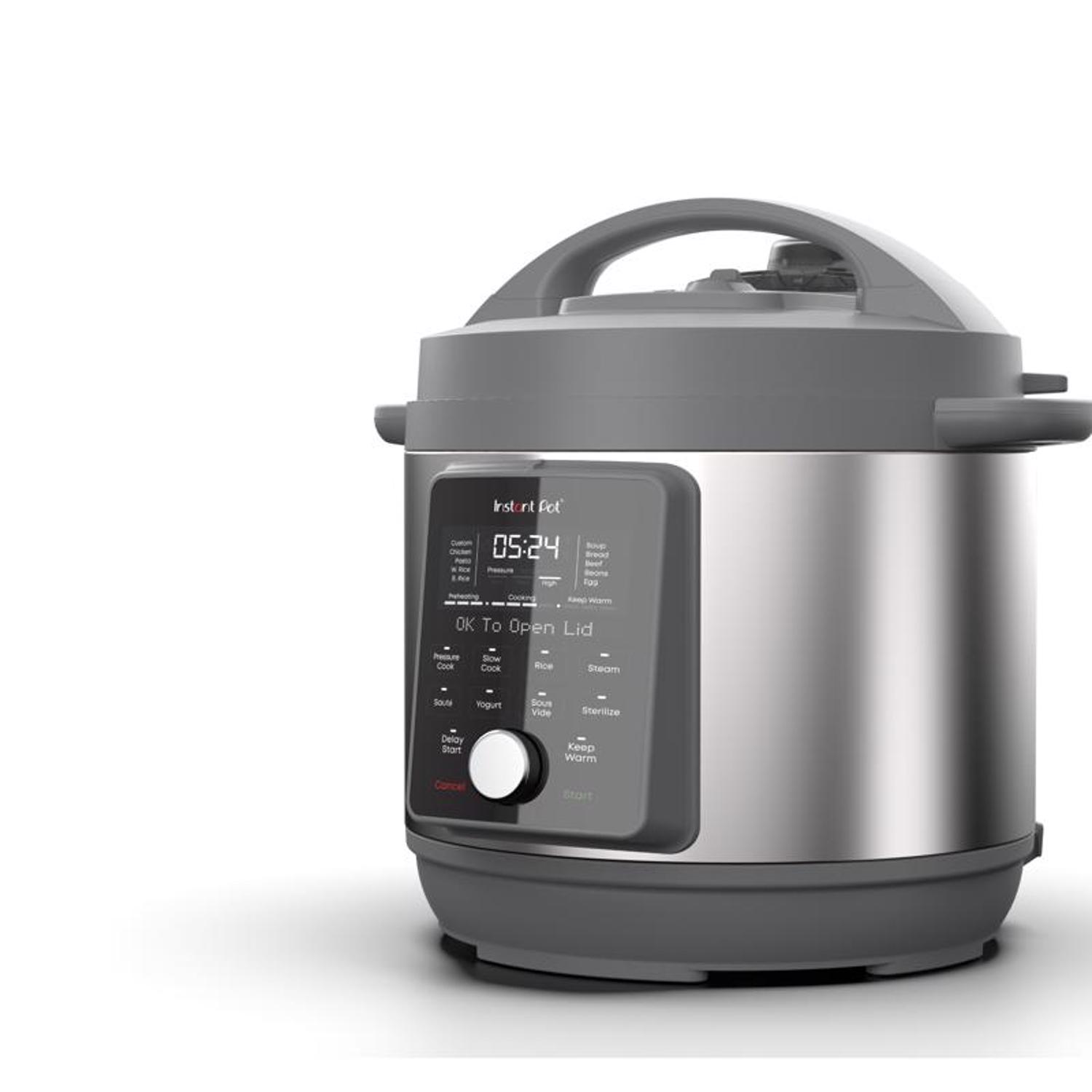 Instant Pot Duo Plus Stainless Steel Digital Pressure Cooker 6 qt Black/Silver