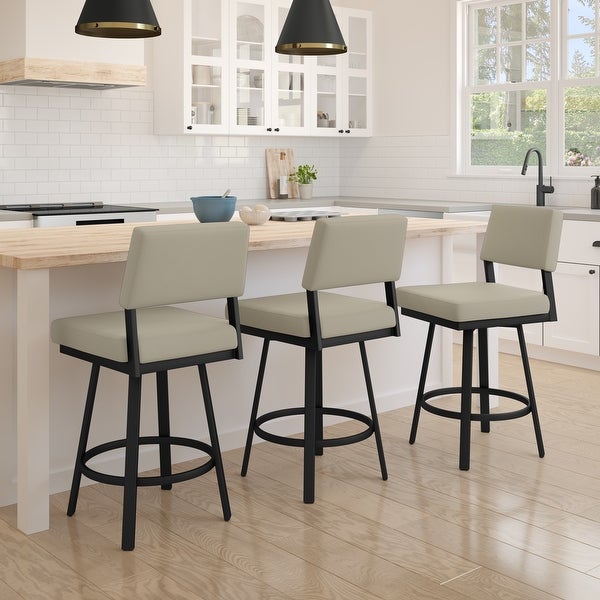 Amisco Avery Swivel Counter and Bar Stool