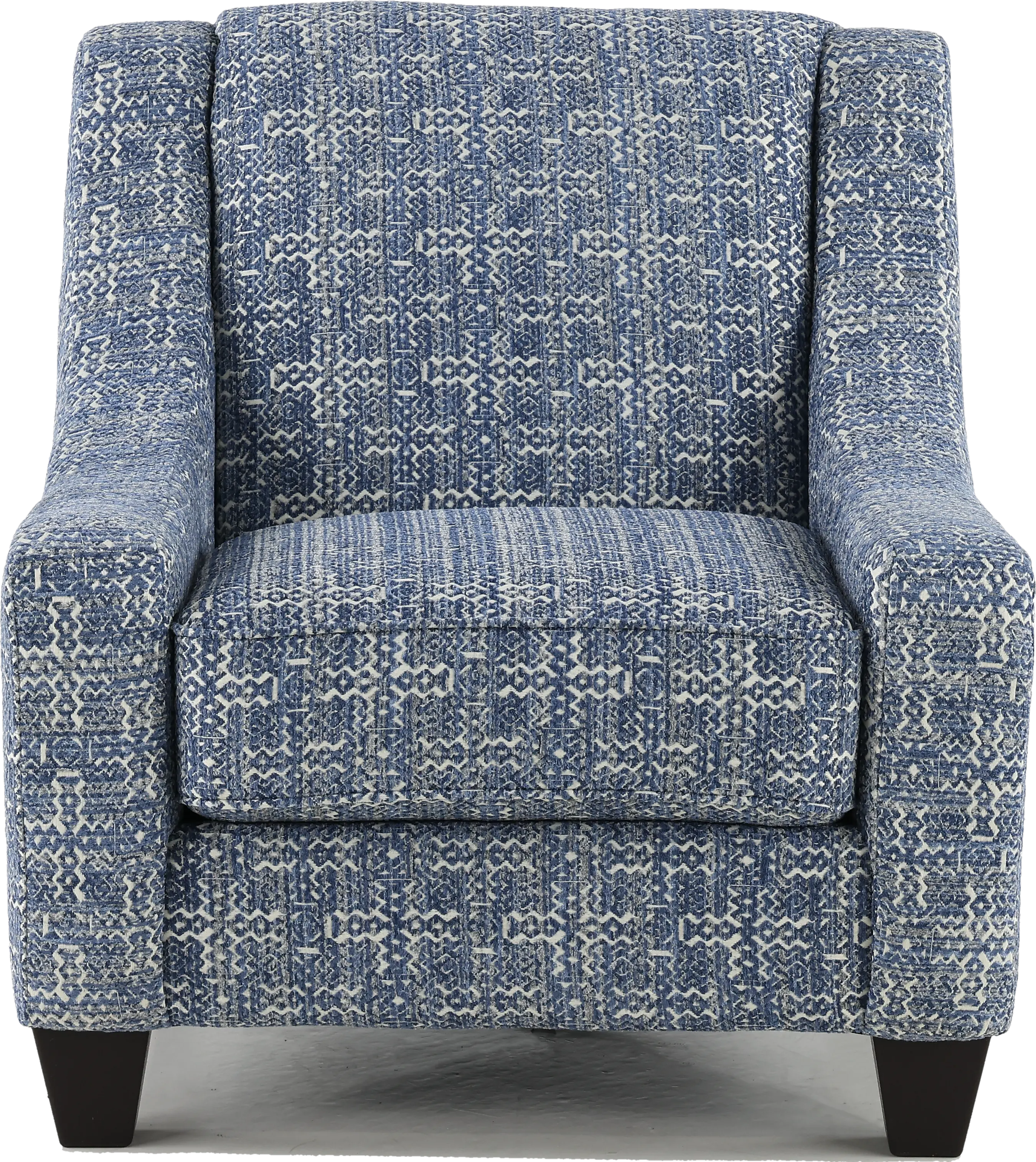 Modern Farmhouse Denim Blue Accent Chair