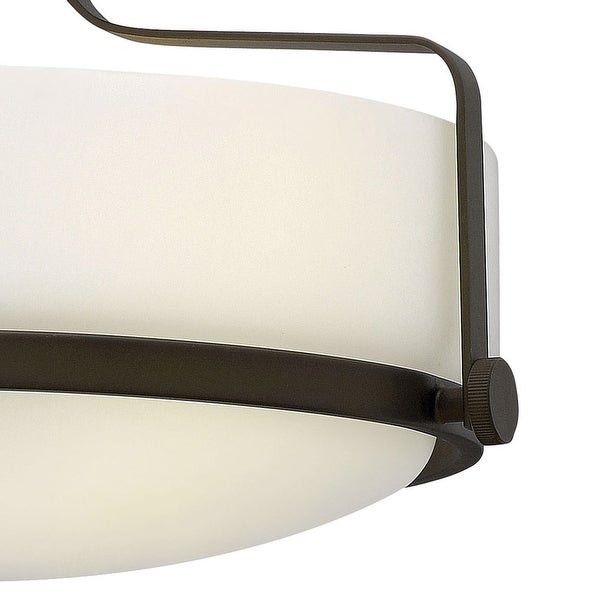 Hinkley Lighting Harper 3 Light 15 Wide Semi-Flush Bowl Ceiling