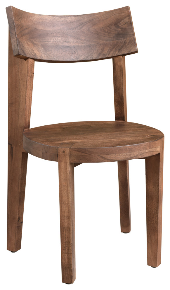 Arcadia Vinegar Brown Dining Chairs  Set of 2   Transitional   Dining Chairs   by Coast to Coast Imports  LLC  Houzz